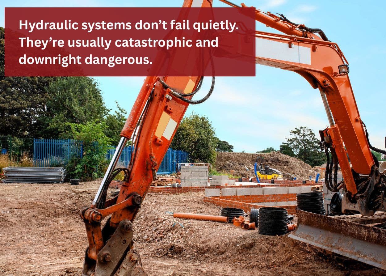 hydraulic hose failure can be dangerous